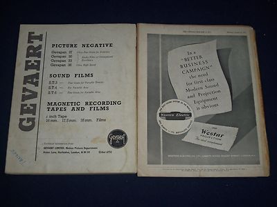 1951 + 1957 THE CINEMA PREVIEW MAGAZINE PUB. IN LONDON - GREAT PHOTOS - II 9817
