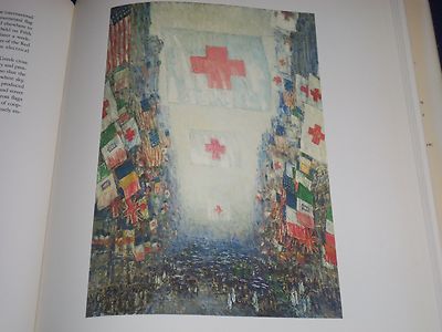 1988 THE FLAG PAINTINGS OF CHILDE HASSAN HARDCOVER BOOK BY ILENE FORT - KD 1602