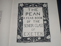 1923 THE PEAN PHILIPS EXETER ACADEMY YEARBOOK NEW HAMPSHIRE - PHOTOS - YB 235