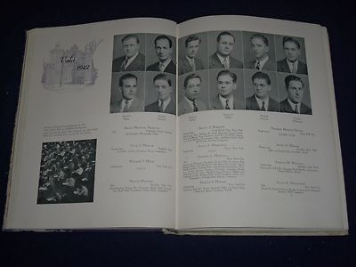 1942 VIOLET NEW YORK UNIVERSITY YEARBOOK + CORPS PROGRAM - NICE PHOTOS - YB 92