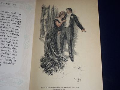1906 THE ONE WAY OUT BOOK BY BETTINA VON HUTTEN - HARRISON FISHER - KD 1469