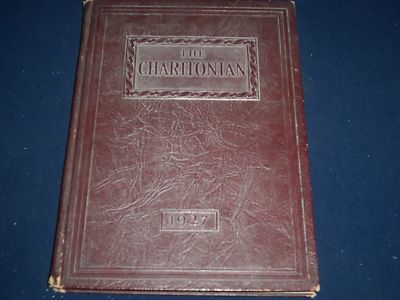 1927 THE CHARITONIAN HIGH SCHOOL YEARBOOK - IOWA - GREAT PHOTOS - YB 106