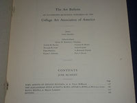 1925-1926 THE ART QUARTERLY BULLETIN LOT OF 3 - NICE COLOR PRINTS - O 2178