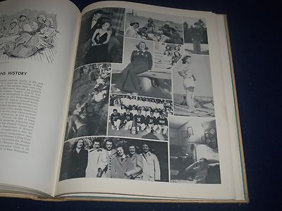 1942 THE GRANITE UNIVERSITY OF NEW HAMPSHIRE YEARBOOK - NICE PHOTOS - YB 241