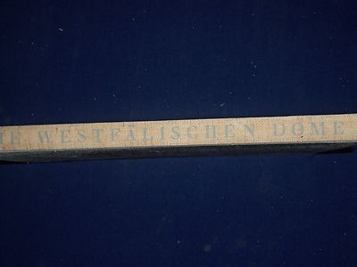 1936 DIE WESTFALISCHEN DOME GERMAN BOOK - HEGE -120 PAGES OF PHOTOS - KD 1289