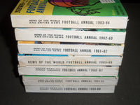 1959-1966 EMPIRE NEWS FOOTBALL ANNUAL LOT OF 7 - PUB. IN U.K. - O 2407