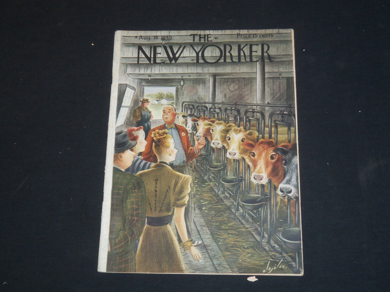 1945 AUGUST 18 THE NEW YORKER MAGAZINE - ILLUSTRATED COVER - NY 130