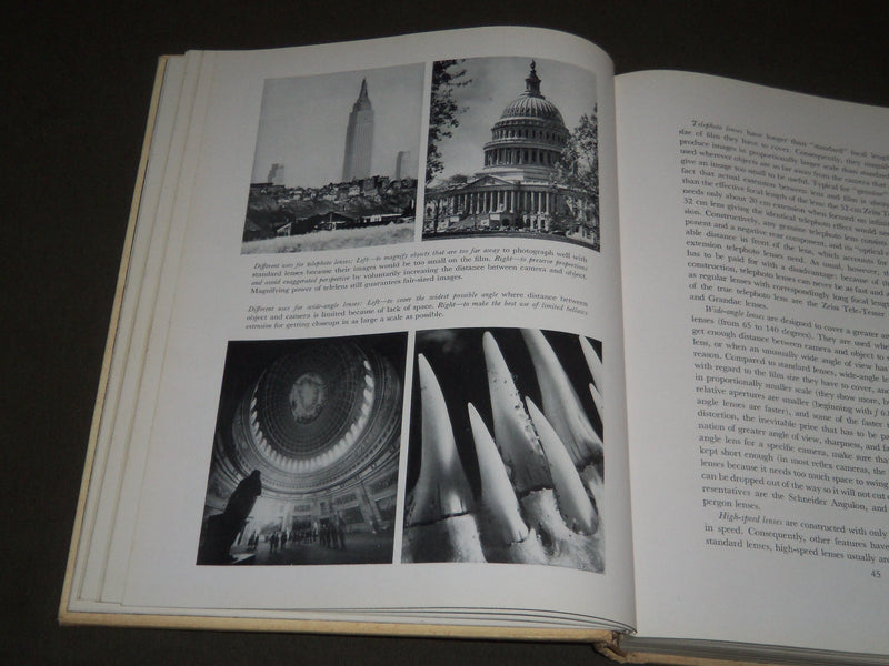 1949 FEININGER ON PHOTOGRAPHY BY ANDREAS FEININGER BOOK - I 832