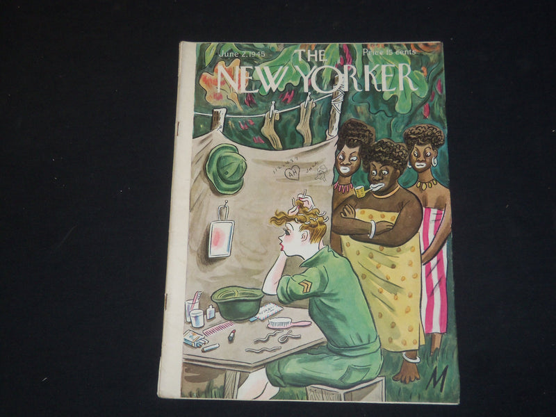 1945 JUNE 2 THE NEW YORKER MAGAZINE - ILLUSTRATED COVER - NY 120