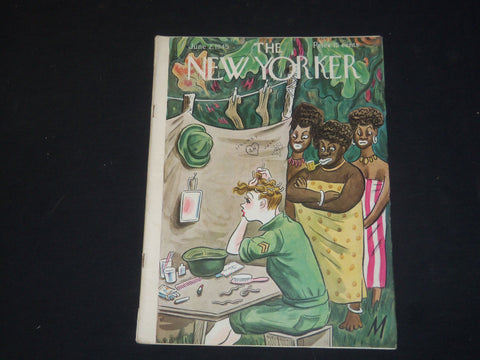 1945 JUNE 2 THE NEW YORKER MAGAZINE - ILLUSTRATED COVER - NY 120