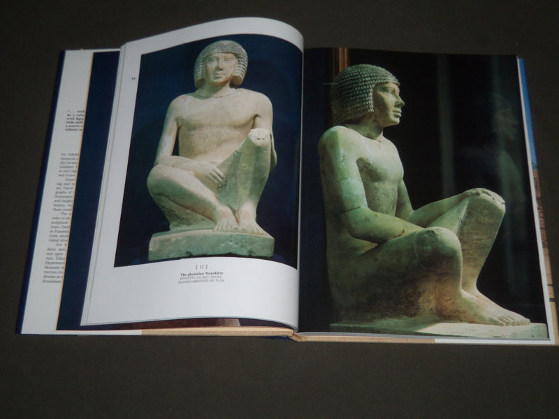1989 EGYPTIAN SCULPTURE CAIRO LUXOR BY EDNA R. RUSSMANN BOOK - FIRST EDN- I 1086