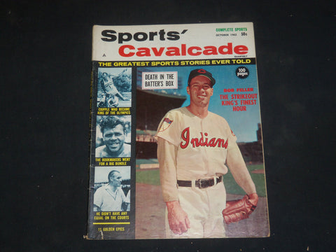1962 OCTOBER SPORTS CAVALCADE MAGAZINE - BOB FELLER COVER - SP 2674