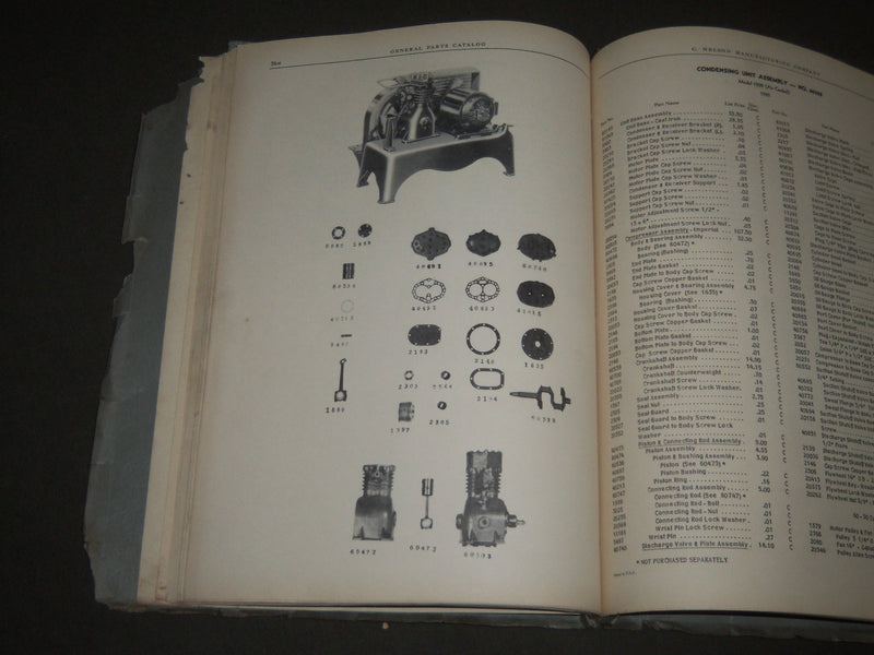 1934 C. NELSON MFG. CO. GENERAL PARTS CATALOG - ST. LOUIS MISSOURI - J 2477