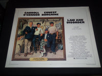 1974 LAW AND DISORDER - 1/2 SHEET MOVIE POSTER - O'CONNOR, BORGNINE - P 297