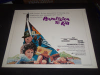1975 PERMISSION TO KILL 1/2 SHEET MOVIE POSTER - AVA GARDNER - P 387