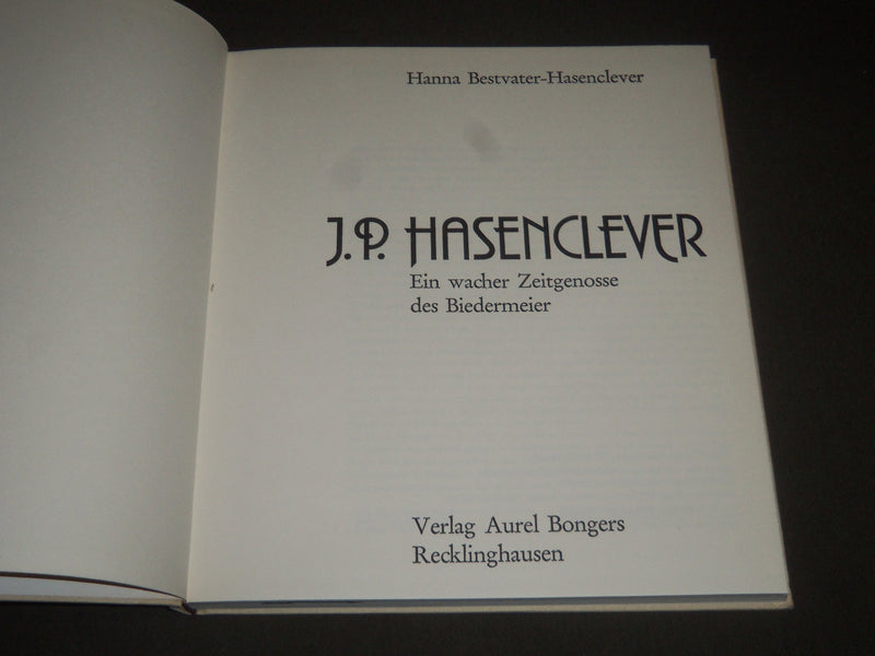 1979 J. P. HASENCLEVER BY HANNA BESTVATER HASENCLEVER BOOK - I 1022