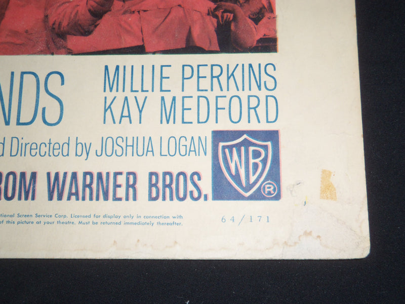 1964 ENSIGN PULVER 1/2 SHEET MOVIE POSTER - ROBERT WALKER, BURL IVES - P 460
