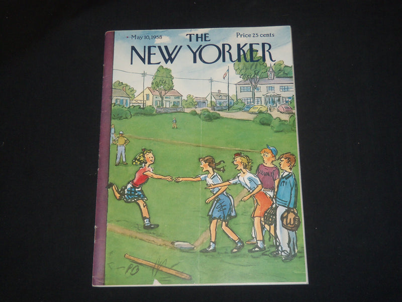 1958 MAY 10 THE NEW YORKER MAGAZINE - ILLUSTRATED COVER - NY 667