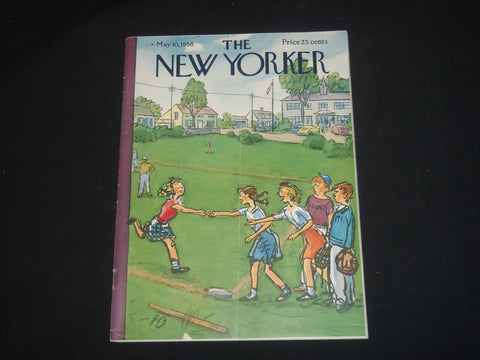 1958 MAY 10 THE NEW YORKER MAGAZINE - ILLUSTRATED COVER - NY 667