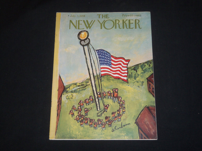 1958 JULY 5 THE NEW YORKER MAGAZINE - ILLUSTRATED COVER - NY 675