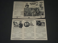 1939-1942 PLAZA THEATRE MOVIE PROGRAMS LOT OF 6 - WIZARD OF OZ - O 1737