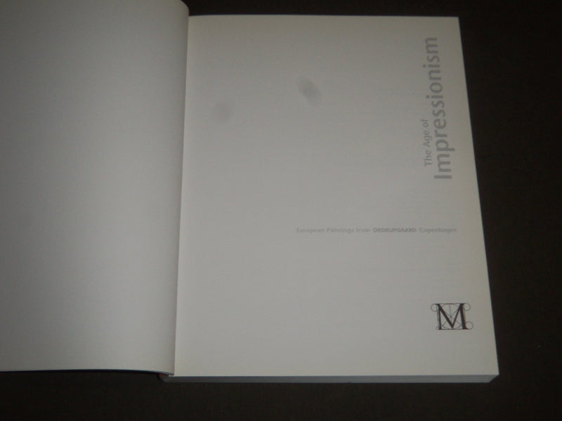 2002 THE AGE OF IMPRESSIONISM ORDRUPGAARD PAINTINGS BOOK - I 1082