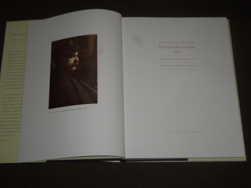 2002 STIEGLITZ AND THE PHOTO SECESSION 1902 BOOK BY WILLIAM INNES HOMER - I 839