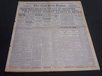 1919 AUGUST 20 NEW YORK TIMES - PRESIDENT DEFENDS TREATY TO SENATORS - NT 6962