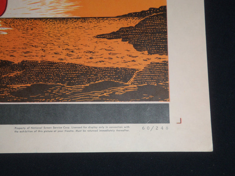 1960 SUNRISE AT CAMPOBELLO 1/2 SHEET MOVIE POSTER - RALPH BELLAMY - P 416