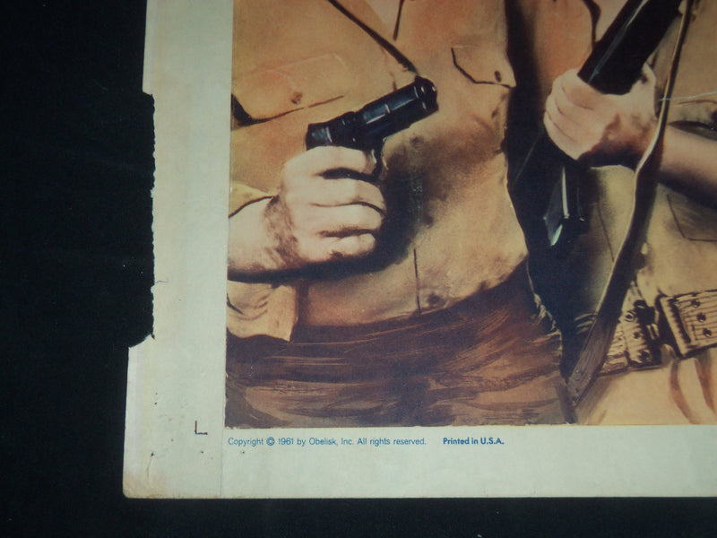 1962 BRUSHFIRE! 1/2 SHEET MOVIE POSTER - JOHN IRELAND, EVERETT SLOANE - P 432