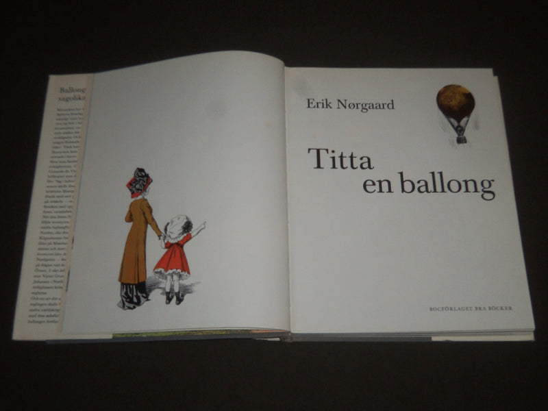1971 TITTA EN BALLONG BY ERIK NORGAARD SWEDISH BOOK - GREAT PRINTS - I 992