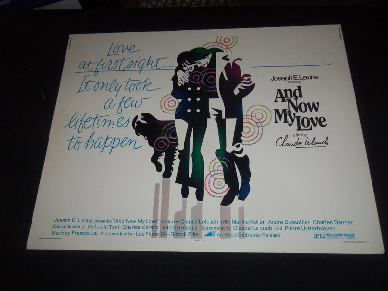 1975 AND NOW MY LOVE 1/2 SHEET MOVIE POSTER - MARTHE KELLER - P 360