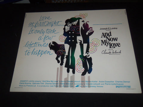 1975 AND NOW MY LOVE 1/2 SHEET MOVIE POSTER - MARTHE KELLER - P 360