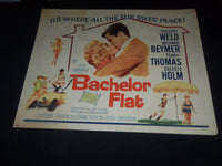 1962 BACHELOR FLAT 1/2 SHEET MOVIE POSTER - TUESDAY WELD, RICHARD BEYMER - P 448