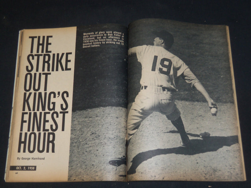 1962 OCTOBER SPORTS CAVALCADE MAGAZINE - BOB FELLER COVER - SP 2674