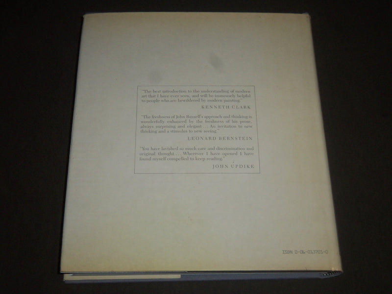 1981 THE MEANINGS OF MODERN ART BY JOHN RUSSELL BOOK - I 1161