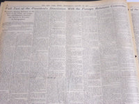 1919 AUGUST 20 NEW YORK TIMES - PRESIDENT DEFENDS TREATY TO SENATORS - NT 6962
