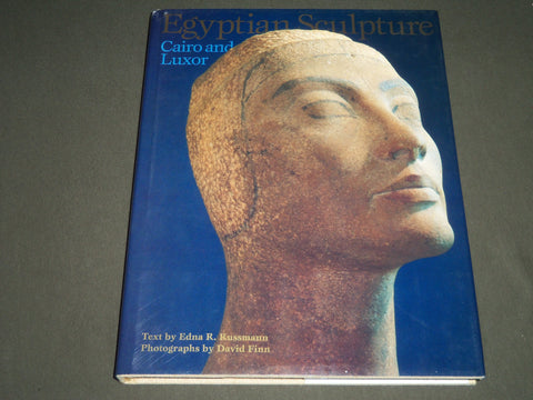 1989 EGYPTIAN SCULPTURE CAIRO LUXOR BY EDNA R. RUSSMANN BOOK - FIRST EDN- I 1086