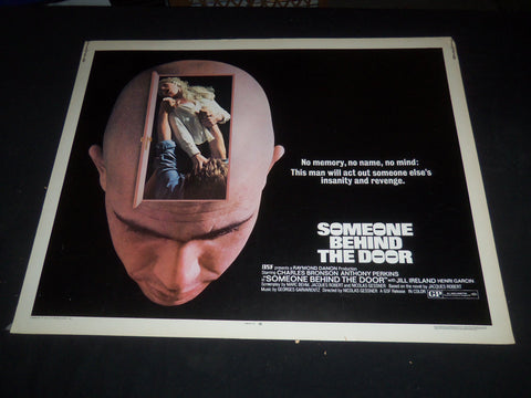 1971 SOMEONE BEHIND THE DOOR 1/2 SHEET MOVIE POSTER - CHARLES BRONSON - P 402
