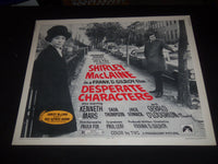 1971 DESPERATE CHARACTERS 1/2 SHEET MOVIE POSTER - SHIRLEY MACLAINE - P 365