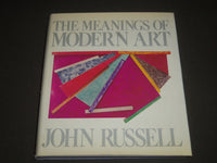 1981 THE MEANINGS OF MODERN ART BY JOHN RUSSELL BOOK - I 1161