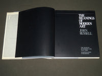 1981 THE MEANINGS OF MODERN ART BY JOHN RUSSELL BOOK - I 1161