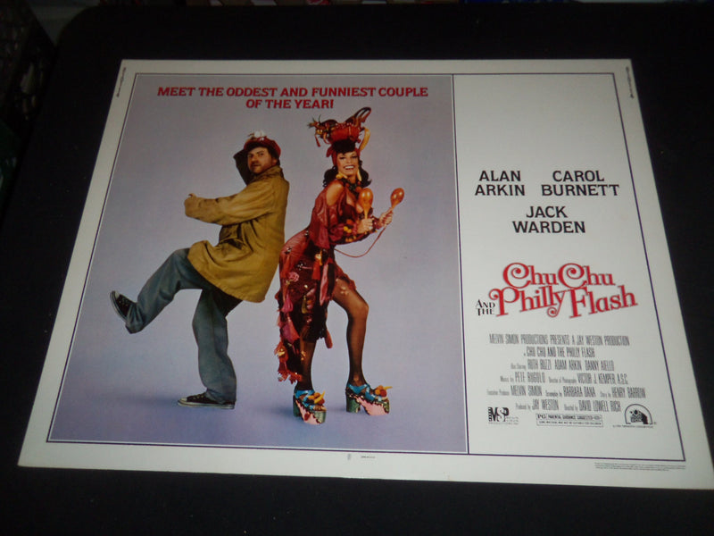 1981 CHU CHU AND THE PHILLY FLASH 1/2 SHEET MOVIE POSTER - ARKIN, BURNETT- P 283