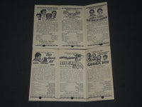 1939-1942 PLAZA THEATRE MOVIE PROGRAMS LOT OF 6 - WIZARD OF OZ - O 1737