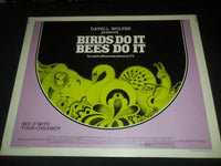 1974 BIRDS DO IT BEES DO IT 1/2 SHEET MOVIE POSTER - P 324