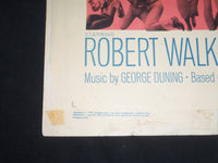1964 ENSIGN PULVER 1/2 SHEET MOVIE POSTER - ROBERT WALKER, BURL IVES - P 460