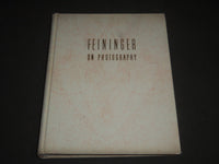 1949 FEININGER ON PHOTOGRAPHY BY ANDREAS FEININGER BOOK - I 832