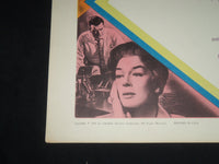 1962 FIVE FINGER EXERCISE 1/2 SHEET MOVIE POSTER - ROSALIND RUSSELL - P 404
