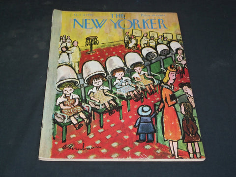 1947 OCTOBER 11 THE NEW YORKER MAGAZINE - ILLUSTRATED COVER - NY 284