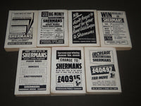 1959-1966 EMPIRE NEWS FOOTBALL ANNUAL LOT OF 7 - PUB. IN U.K. - O 2407